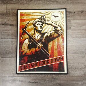SHEPARD FAIREY "High Flying' Bird"- signed original Print 2012.   408/450